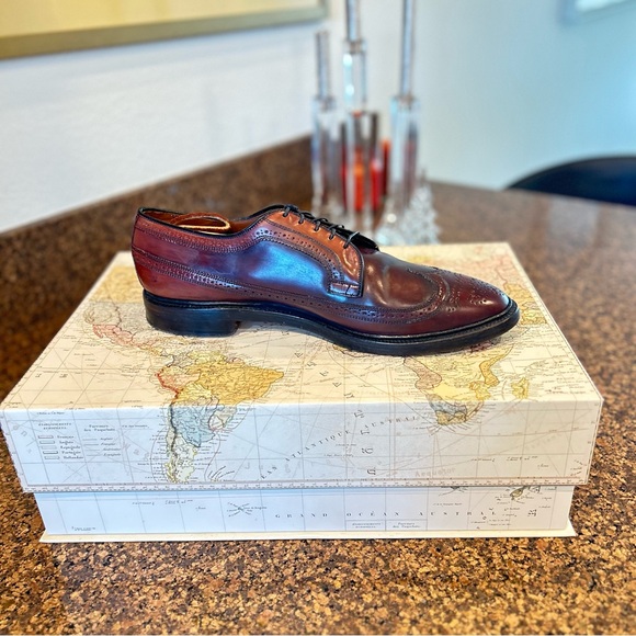 Allen Edmonds MacNeil's Brown wingtip shoes Sz: 12 C - Picture 5 of 14